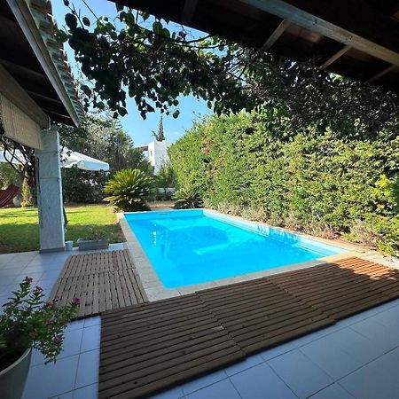 Villa Amy With A Pool In Porto Hydra By Goutos Properties Thermisía 외부 사진