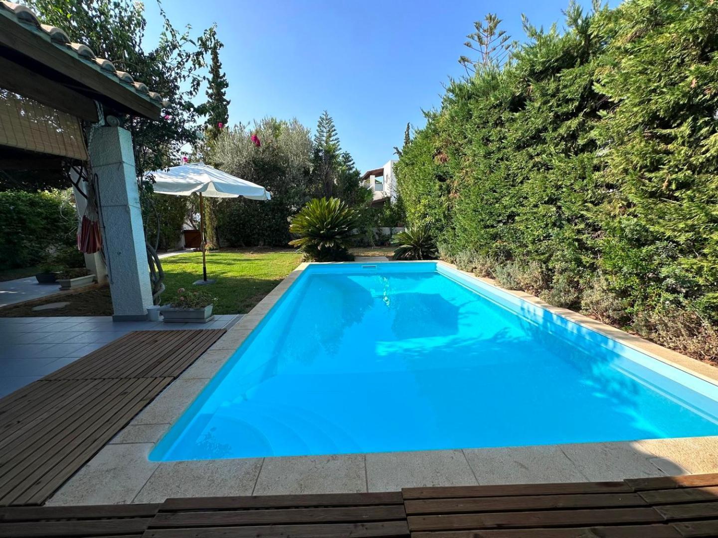 Villa Amy With A Pool In Porto Hydra By Goutos Properties Thermisía 외부 사진